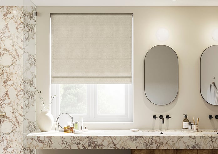 William Morris At Home Lodden Embroidery, Chalk - Twist&Fit Roman Blind - Image 3